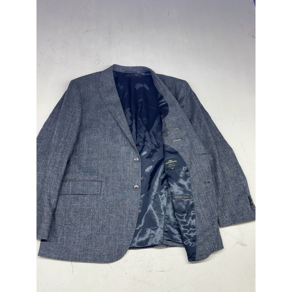 Rodd & Gunn Men’s 2XL Blue Sport Coat Blazer Sports Fit Woven In Italy 2 Button